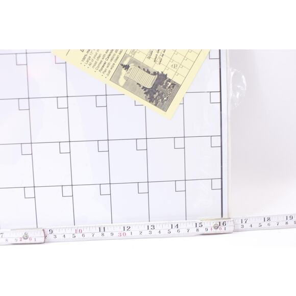 Forever Calendar, 1995, To Do List, Month and Days, Magnetic Vinyl, 17 x 12" - Picture 4 of 4